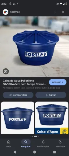 Caixa de água nova 310 litros
