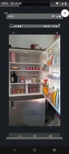 Geladeira com defeito