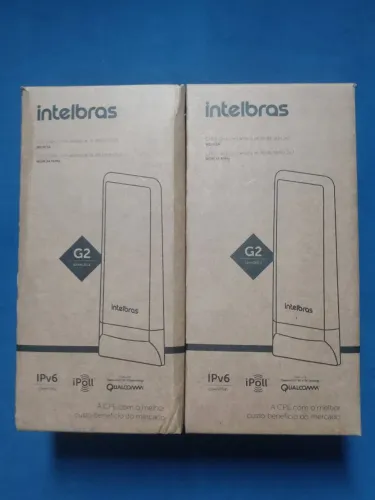 Par de roteadores Intelbras 5ghz Wom 5a Mimo.