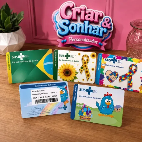 Cartão Sus Personalizado