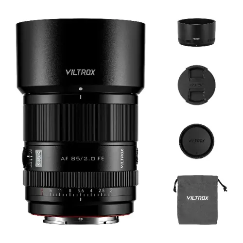 Sony 85mm F2.0 viltrox lente nova