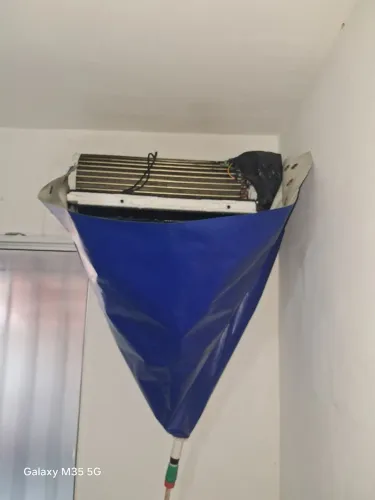 Faço instalação e manutenção em ares condicionados.