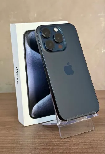 iPhone 15 pro azul 128 Gb 6 meses garantia