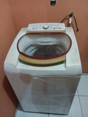 Máquina brastemp 11kg com defeito aro inox
