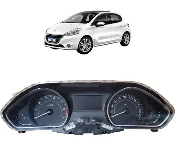 Painel Instrumentos Peugeot 208 1.5 Manual 2015 Uzad0 Original