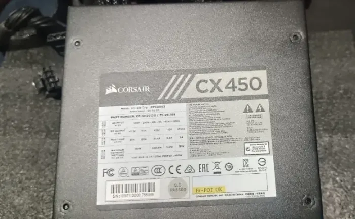 Fonte 450W Corsair CX450 80 Plus Bronze