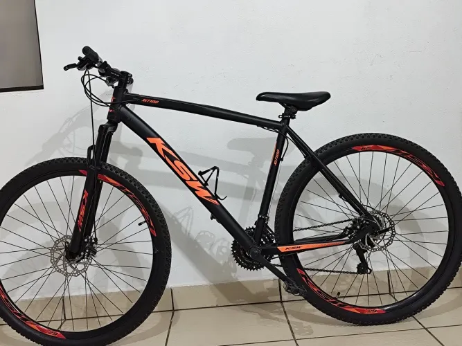 Bike KSW Aro 29 preta/laranja