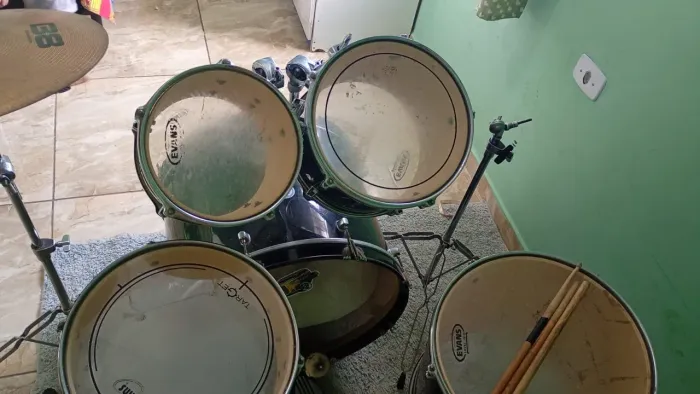 Bateria Mapex Tambores Bumbo 