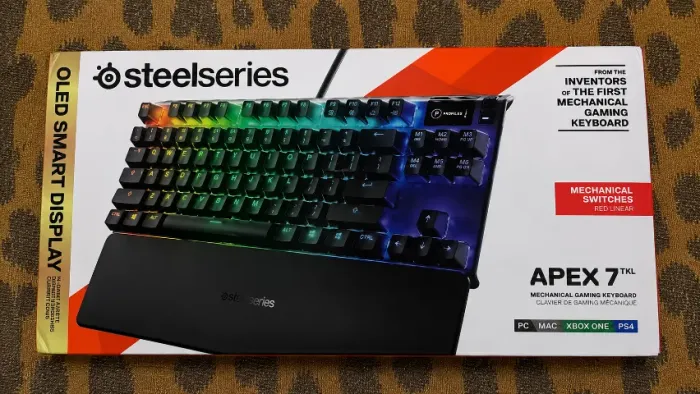 teclado steelseries apex 7 tkl red switch