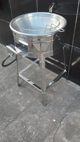 TACHO FRITADEIRA 7 LITROS INOX (PROFISSIONAL)