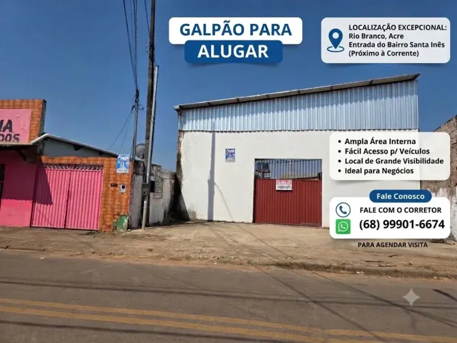 Alugo galpao - proximo a corrente.