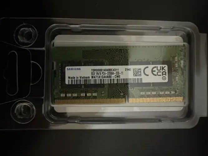 Memória RAM Samsung, 8GB, 3200MHz, DDR4