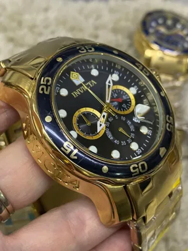 Relógio Estilo Pro Diver Funcional - Aço Inoxidável e Calendário Funcional