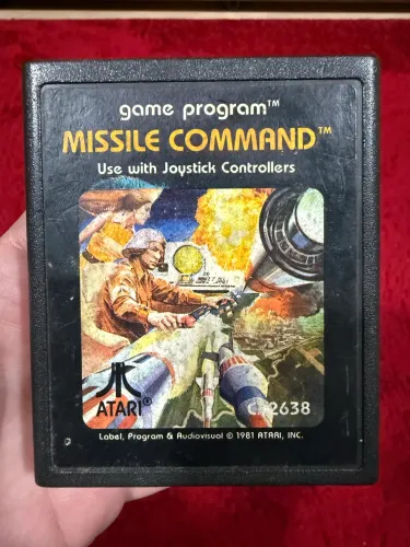 Jogo Atari - Missile Command 