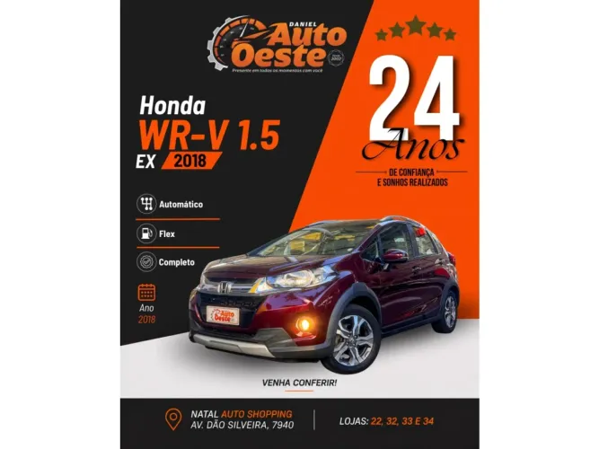 Honda WR-V EX 1.5 Flexone 16V 5P Aut. 2018