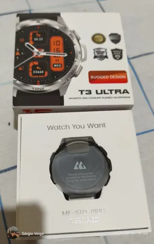 SmartWatch eu haylou kosped de tank t3 ultra
