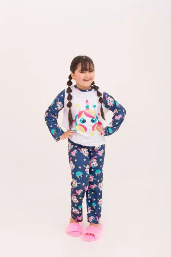 Pijama infantil menina unicornio tam 12
