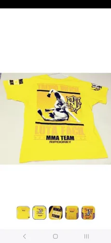 Camisa Rip Dorey MMA GG Lindíssima, com estampas MMA. Novíssima