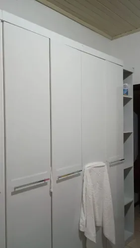 Guarda-Roupa Modulado Canto Kappesberg Branco + Montagem Inclusa