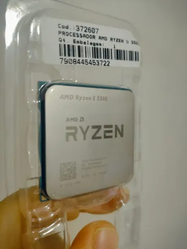 Processador AMD Ryzen 5 5500 3.6GHz 6 Núcleos 12 Threads AM4 Sem Cooler