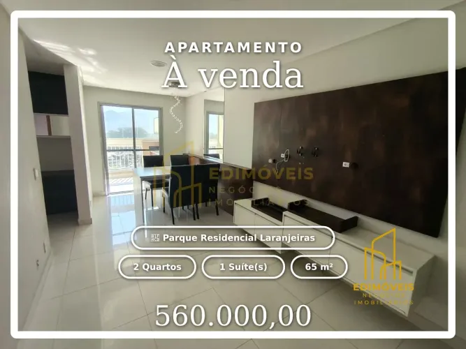 Apartamento 2 Quartos no Parque Residencial Laranjeiras - Lazer Completo!