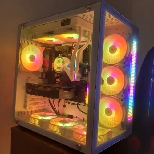 Gabinete Gamer Rise Mode Galaxy: O equilíbrio perfeito entre estilo e desempenho (SEMINOVO