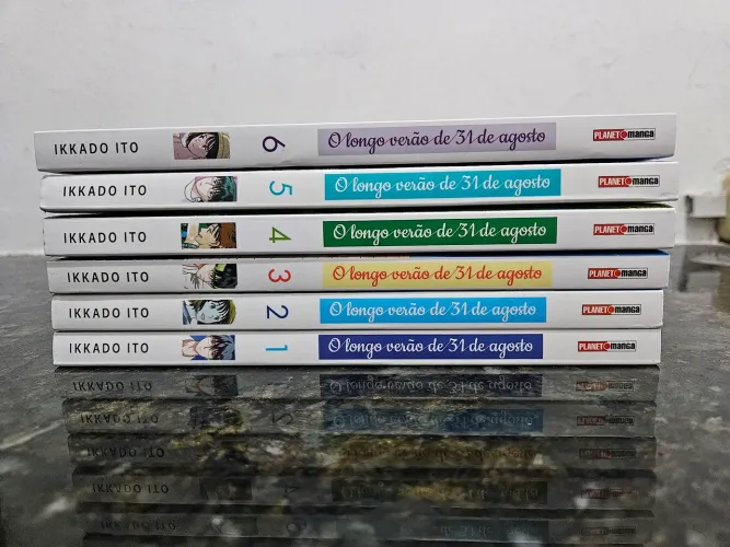 O longo verão de 31 de agosto. Vols 1 a 6.