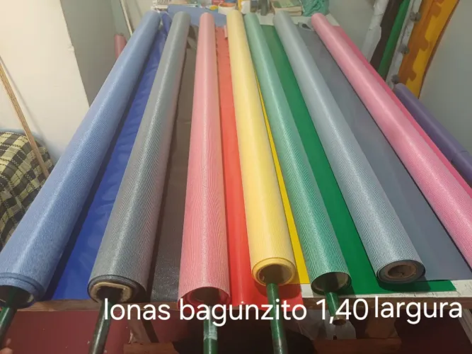 Lonas bagunzito e lonas de vinil