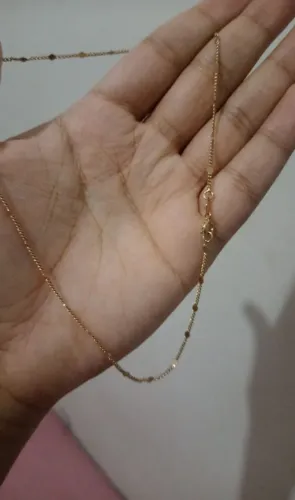 Colar banhado a ouro