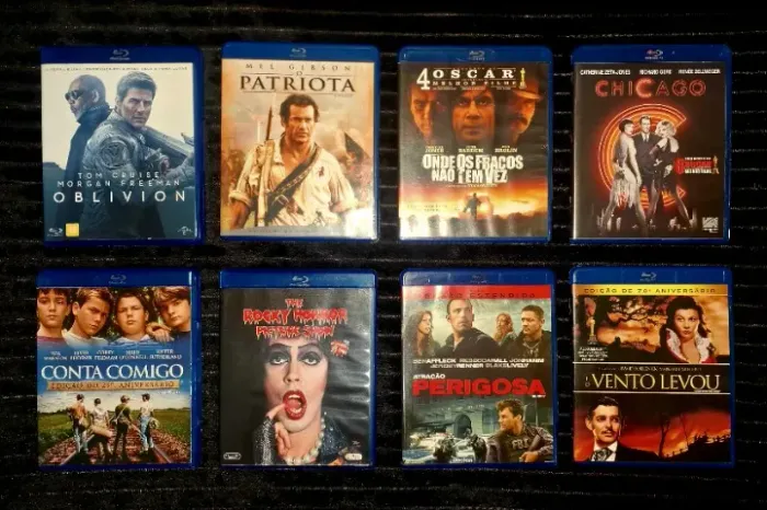 Blu-rays - E O Vento Levou, Chicago, Conta Comigo, O Patriota e Muito Mais!!