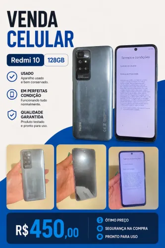 Vendo celular Xiaomi Redmi10