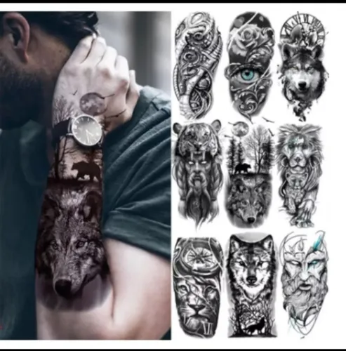 KIT 10 TATUAGENS TEMPORARIAS
