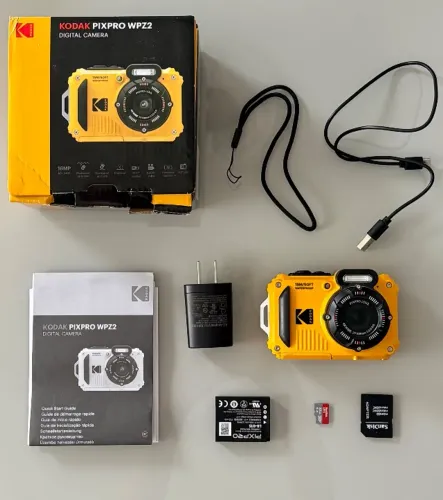 Kodak PIXPRO WPZ2 - Pouquíssimo Uso + Kit Completo