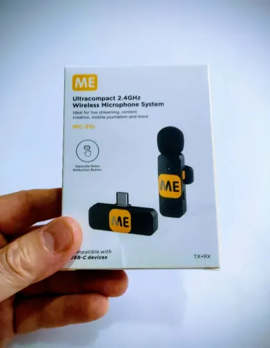 Boya - Mini Microfone de Lápela sem fio para Android IPhone IPad | Para Gravação 