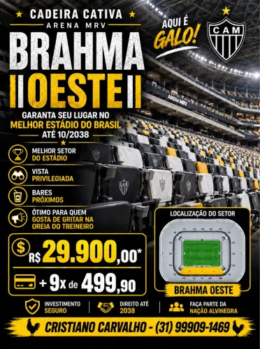 Cadeira cativa Arena MRV