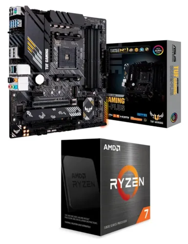 Kit Ryzen 7 5700X + B550M Asus TUF | Envio OLX Pay