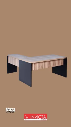 MESA EM L COM GAVETAS 40MM PARA ESCRITÓRIOI/HOME OFFICE/ADVOCACIA