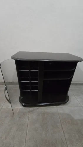 Raque e mesa de escritório 