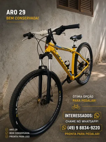 Vende bicicleta aro 29