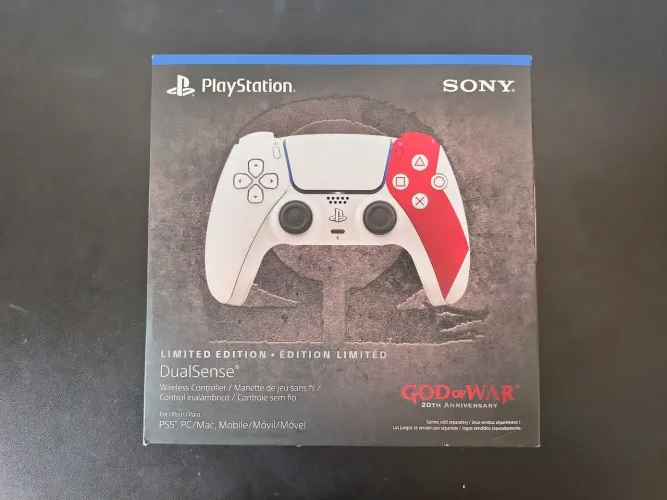 DualSense PS5 Edição Limitada God of War 20th anniversary