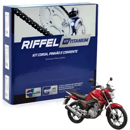 71827 - Kit Coroa Pinhão Corrente CG 150 TITANIUM