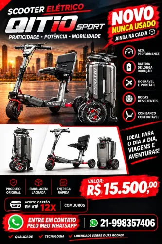 SCOOTER ELÉTRICA ATTO MOVINGLIFE