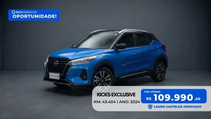 Nissan Kicks Exclusive 1.6 16V Flex AUT 2024