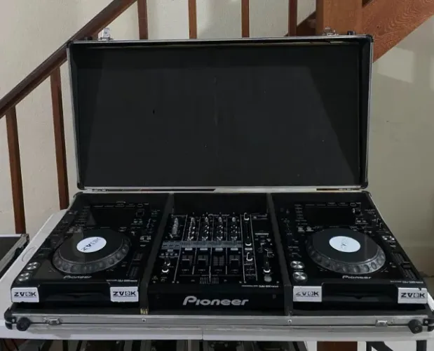 Hard Case Triplo para CDJ e Mixer