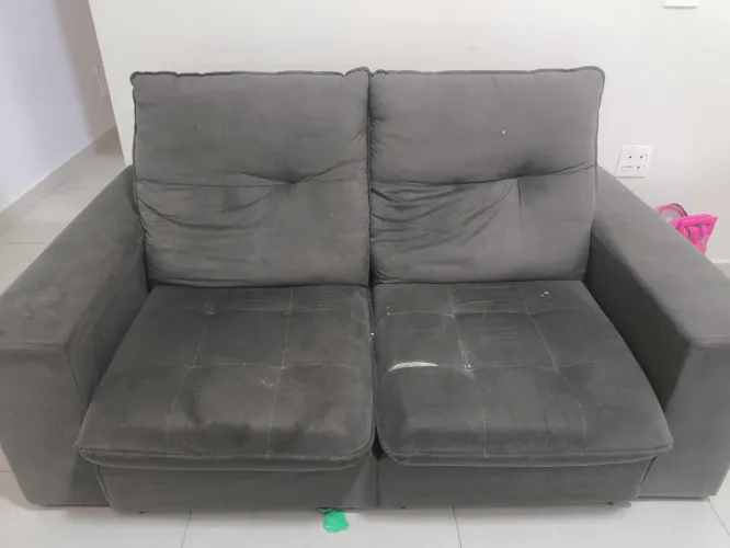 Sofá retrátil 1,90 bom estado