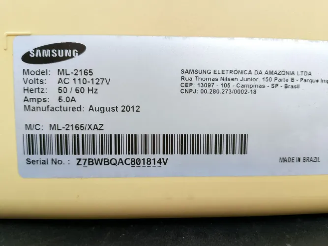 Impressora Samsung