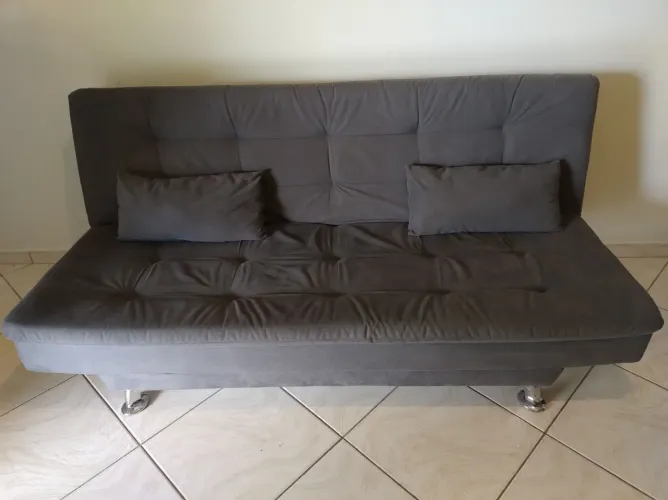 Sofá Cama Reclinável 3 Lugares