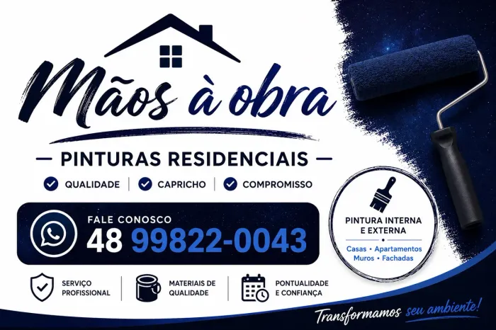 Pintura residencial e comercial