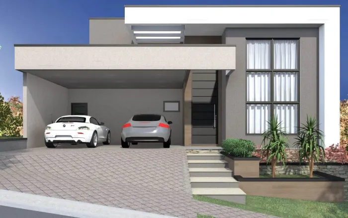Excelente casa em construção à venda em condomínio fechado na cidade de Valinhos SP.