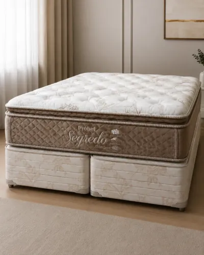 Cama Box Probel Segredo - Molas Pocket nova 